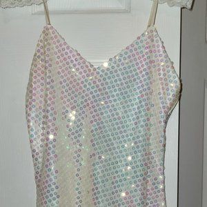 Sequin Short Lingerie Gown